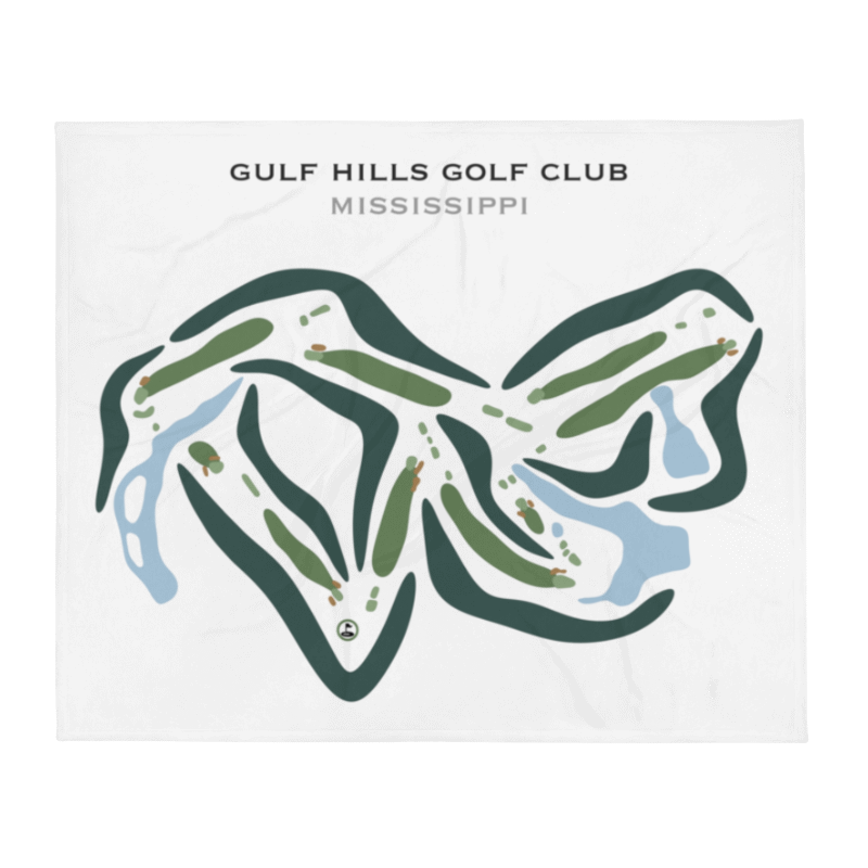 Gulf Hills Golf Club, Mississippi - Printed Golf Courses