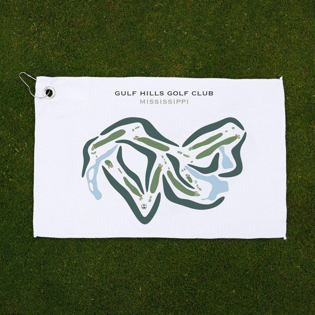 Gulf Hills Golf Club, Mississippi - Printed Golf Courses