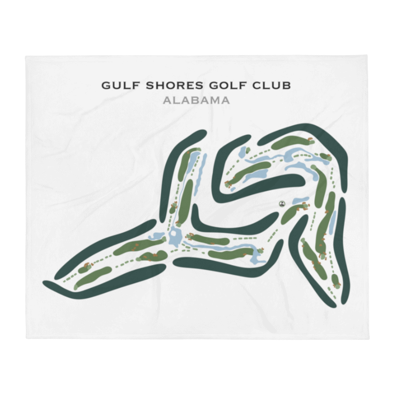 Gulf Shores Golf Club, Alabama - Printed Golf Courses