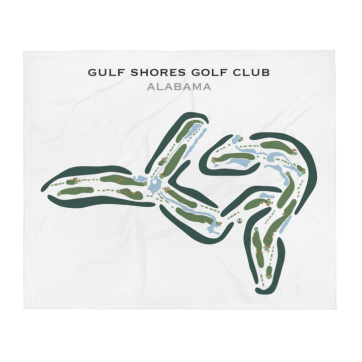 Gulf Shores Golf Club, Alabama - Printed Golf Courses