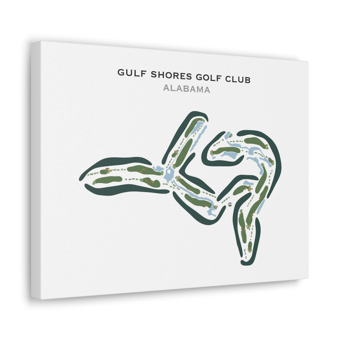 Gulf Shores Golf Club, Alabama - Printed Golf Courses