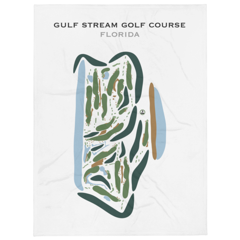 Gulf Stream Golf Course, Florida - Printed Golf Courses