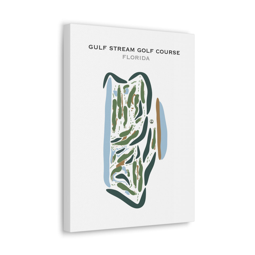Gulf Stream Golf Course, Florida - Printed Golf Courses