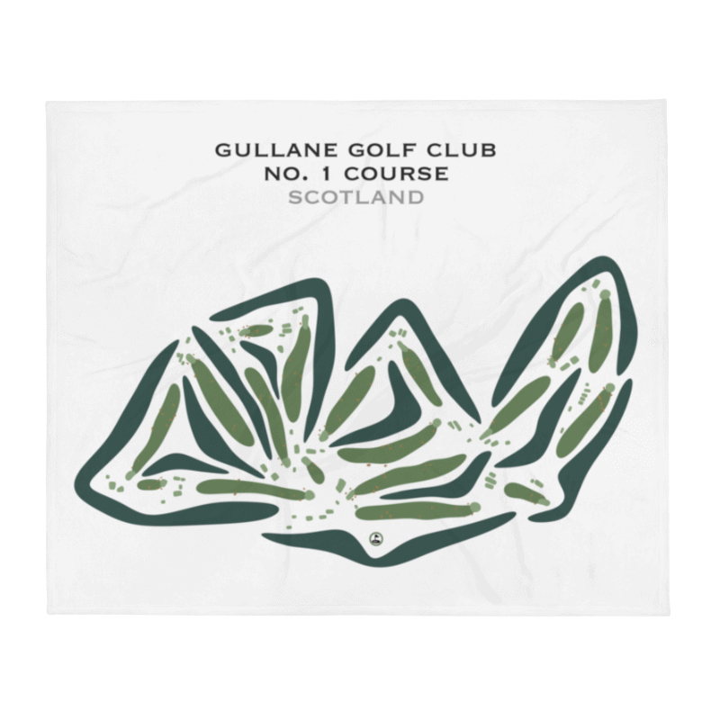 Gullane Golf Club - No 1 Course, Scotland - Printed Golf Courses