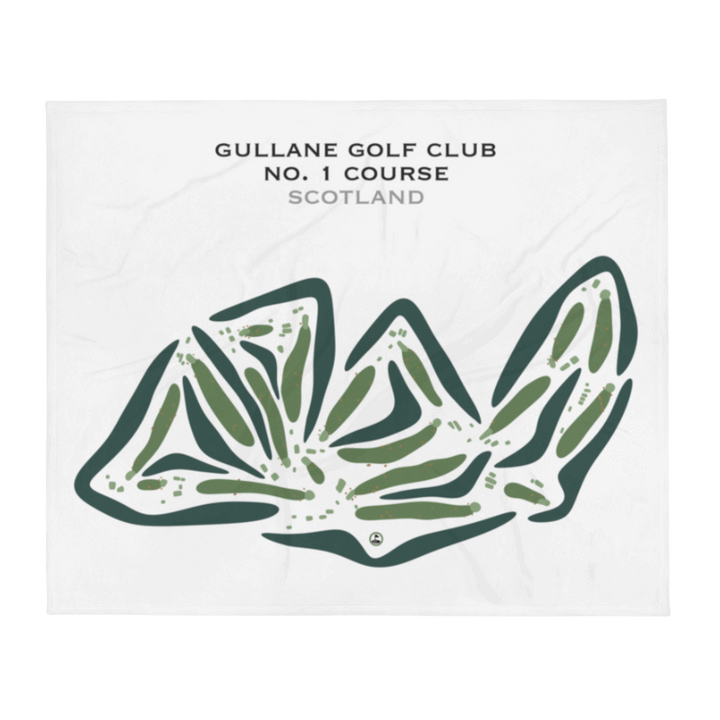 Gullane Golf Club - No 1 Course, Scotland - Printed Golf Courses