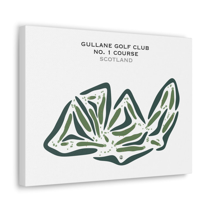 Gullane Golf Club - No 1 Course, Scotland - Printed Golf Courses