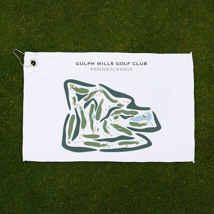 Gulph Mills Golf Club, Pennsylvania - Printed Golf Courses