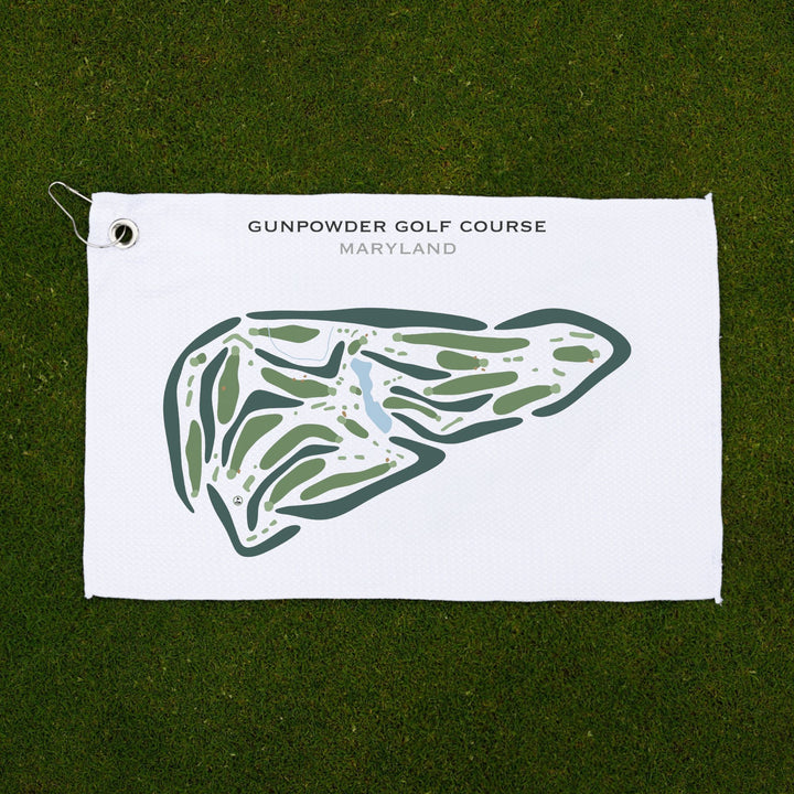 Gunpowder Golf Course, Maryland - Printed Golf Courses