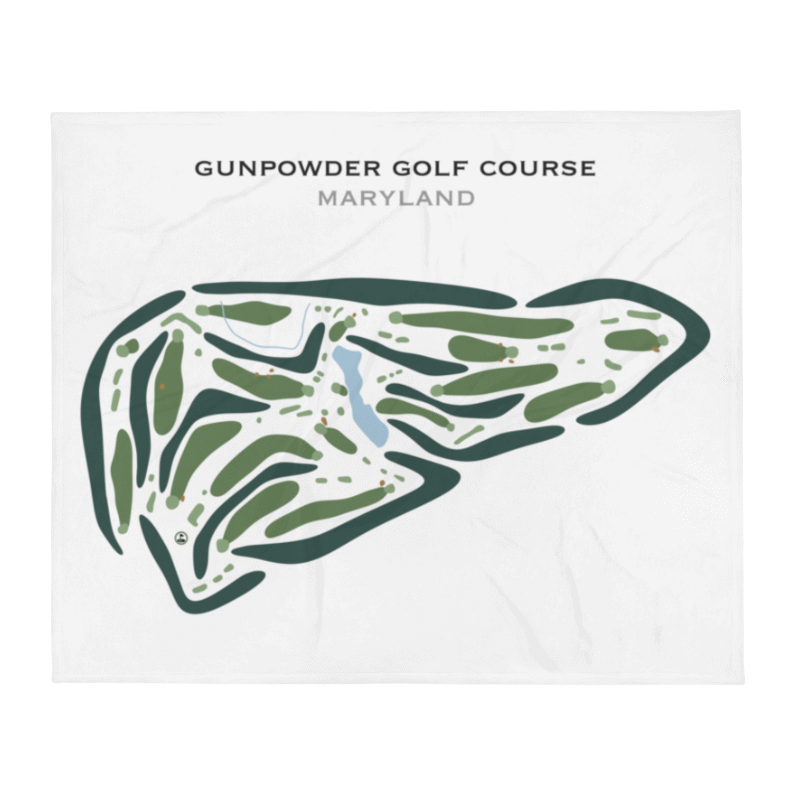 Gunpowder Golf Course, Maryland - Printed Golf Courses