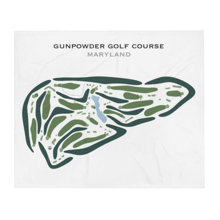 Gunpowder Golf Course, Maryland - Printed Golf Courses