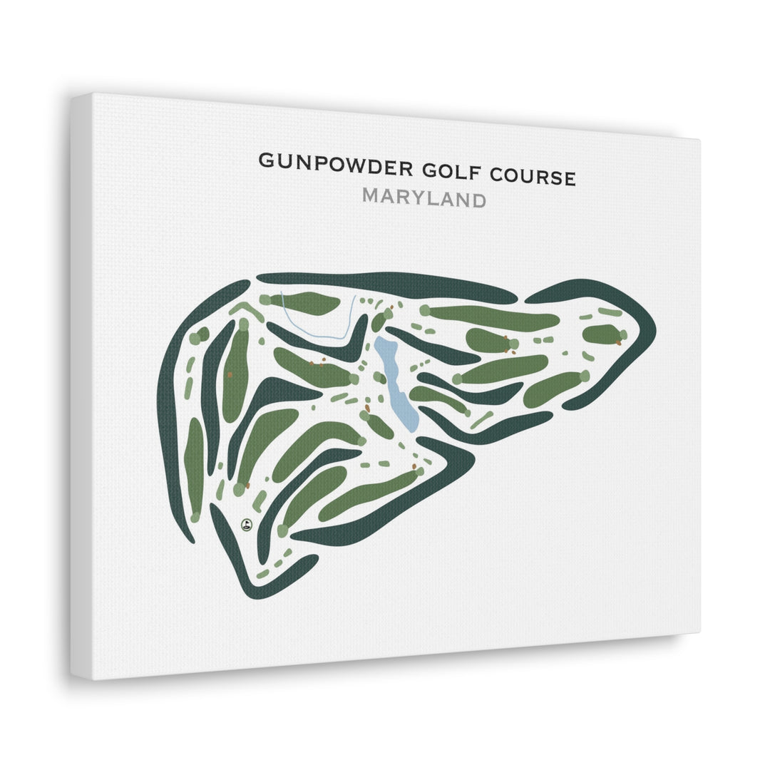 Gunpowder Golf Course, Maryland - Printed Golf Courses