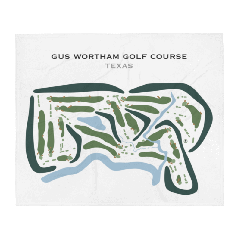 Gus Wortham Golf Course, Texas - Printed Golf Courses