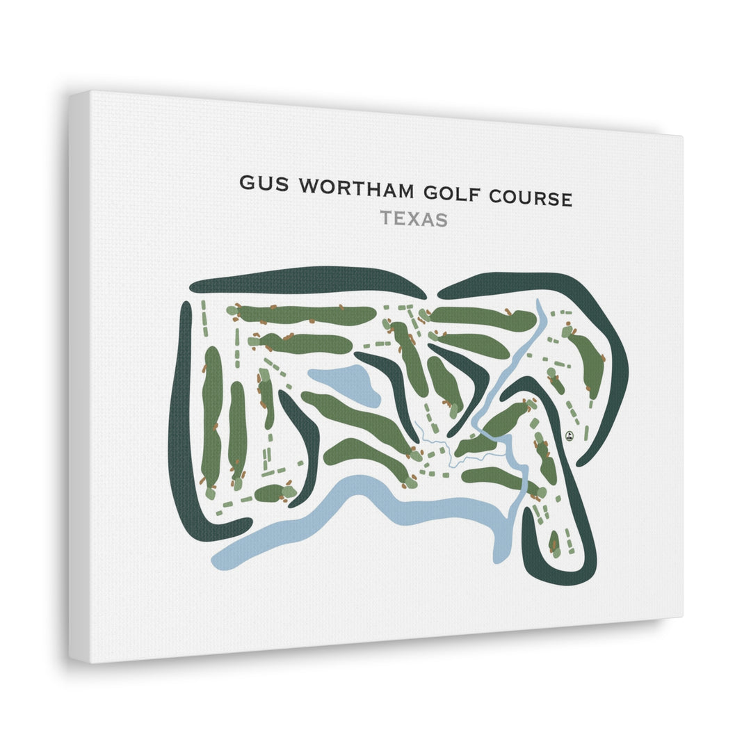 Gus Wortham Golf Course, Texas - Printed Golf Courses