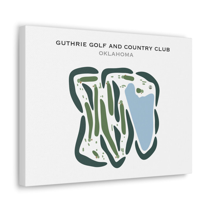 Guthrie Golf & Country Club, Oklahoma - Printed Golf Courses