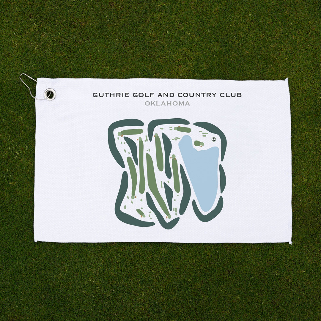 Guthrie Golf & Country Club, Oklahoma - Printed Golf Courses