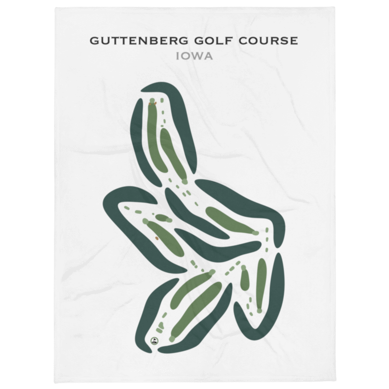 Guttenberg Golf Course, Iowa - Printed Golf Courses