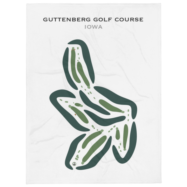 Guttenberg Golf Course, Iowa - Printed Golf Courses