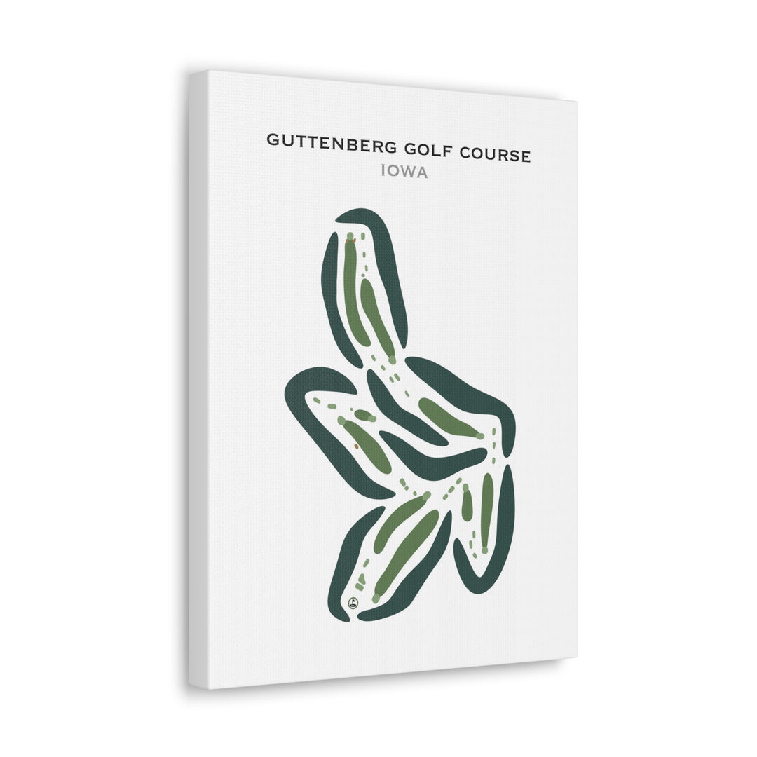 Guttenberg Golf Course, Iowa - Printed Golf Courses