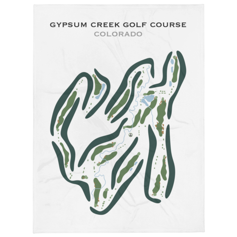 Gypsum Creek Golf Course, Colorado - Printed Golf Course