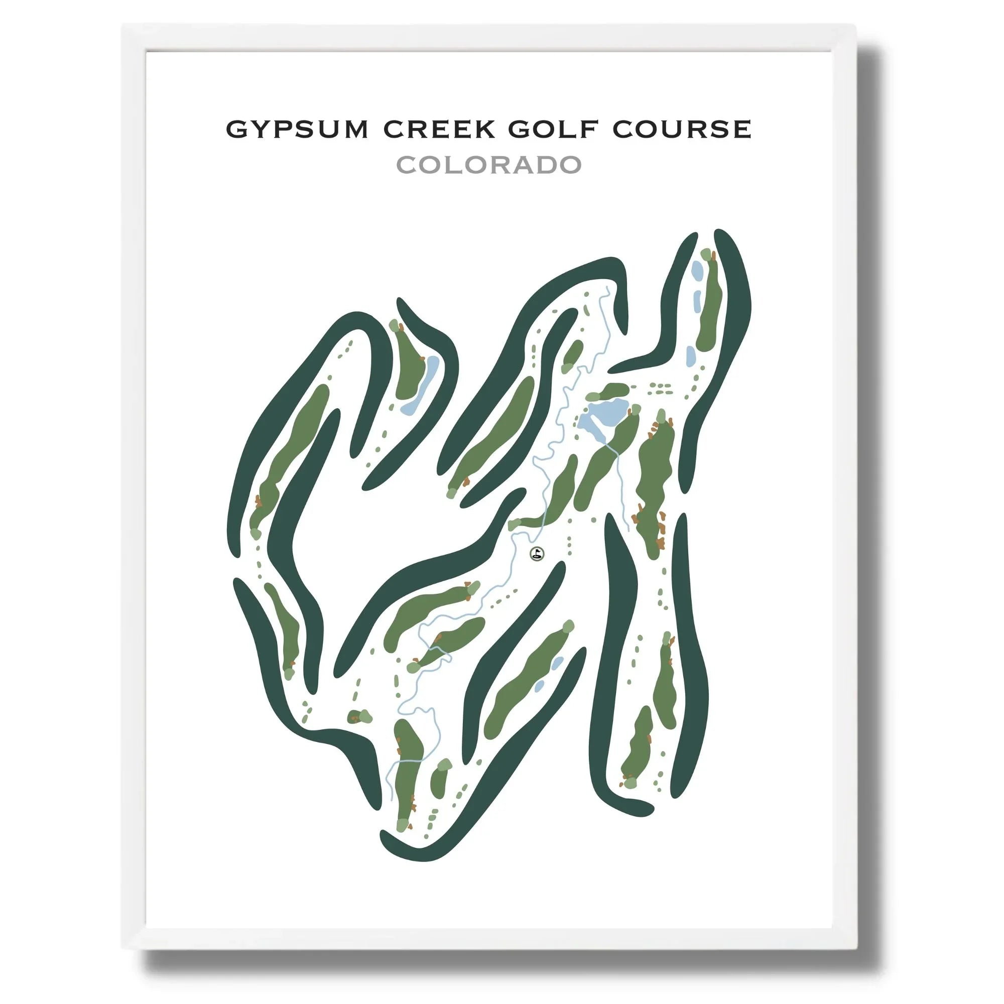 Buy the best printed golf course Gypsum Creek Golf Course, Colorado