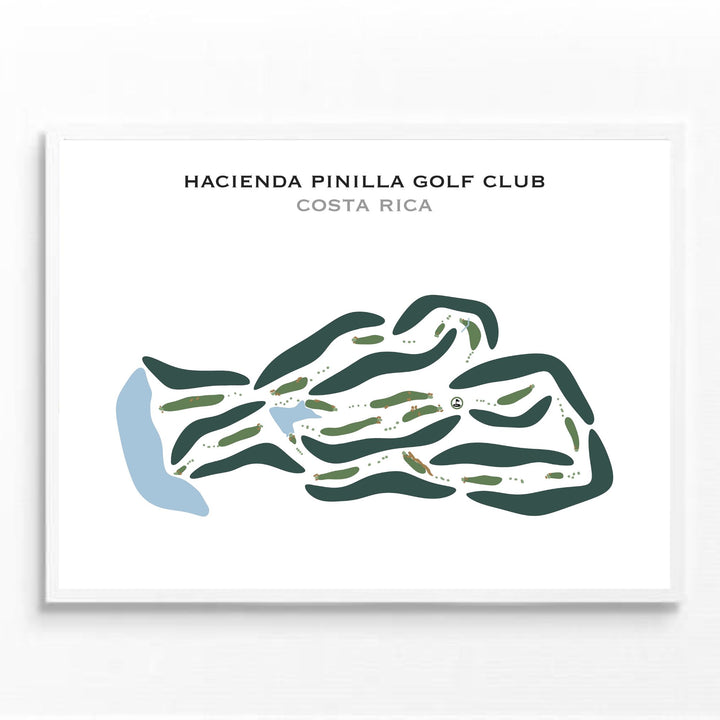 Hacienda Pinilla Golf Club, Costa Rica - Printed Golf Courses