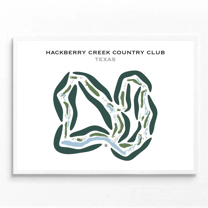 Hackberry Creek Country Club, Texas - Printed Golf Courses