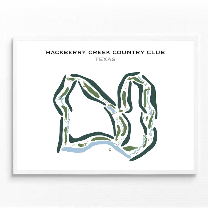 Hackberry Creek Country Club, Texas - Printed Golf Courses