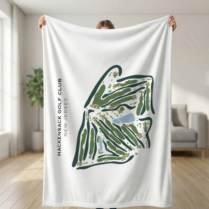 Hackensack Golf Club, New Jersey - Printed Golf Course