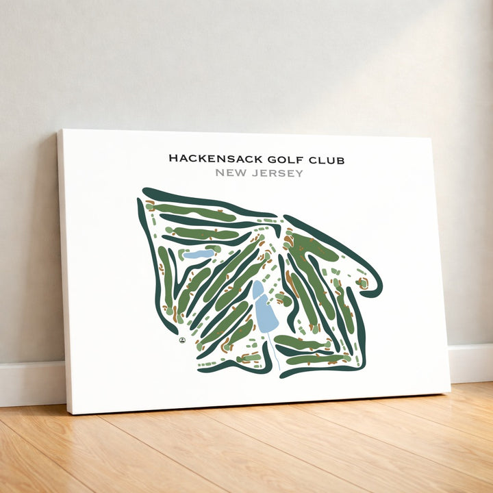 Hackensack Golf Club, New Jersey - Printed Golf Course
