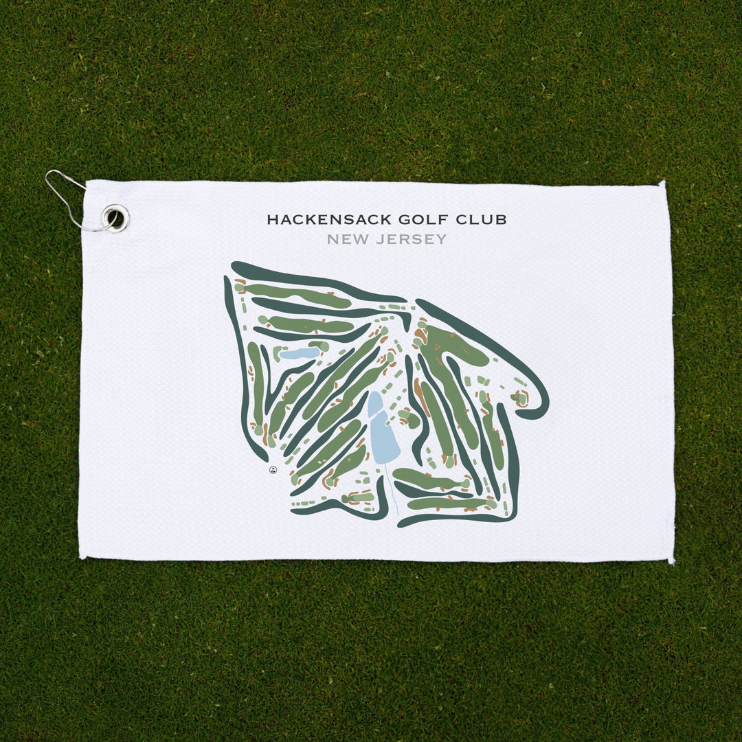 Hackensack Golf Club, New Jersey - Printed Golf Course