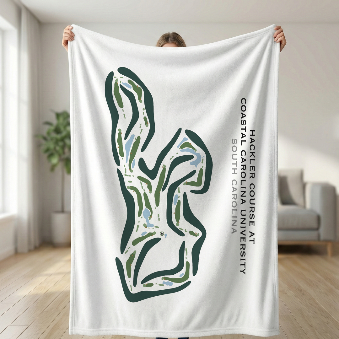 Hackler Course at Coastal Carolina University, South Carolina - Printed Golf Course