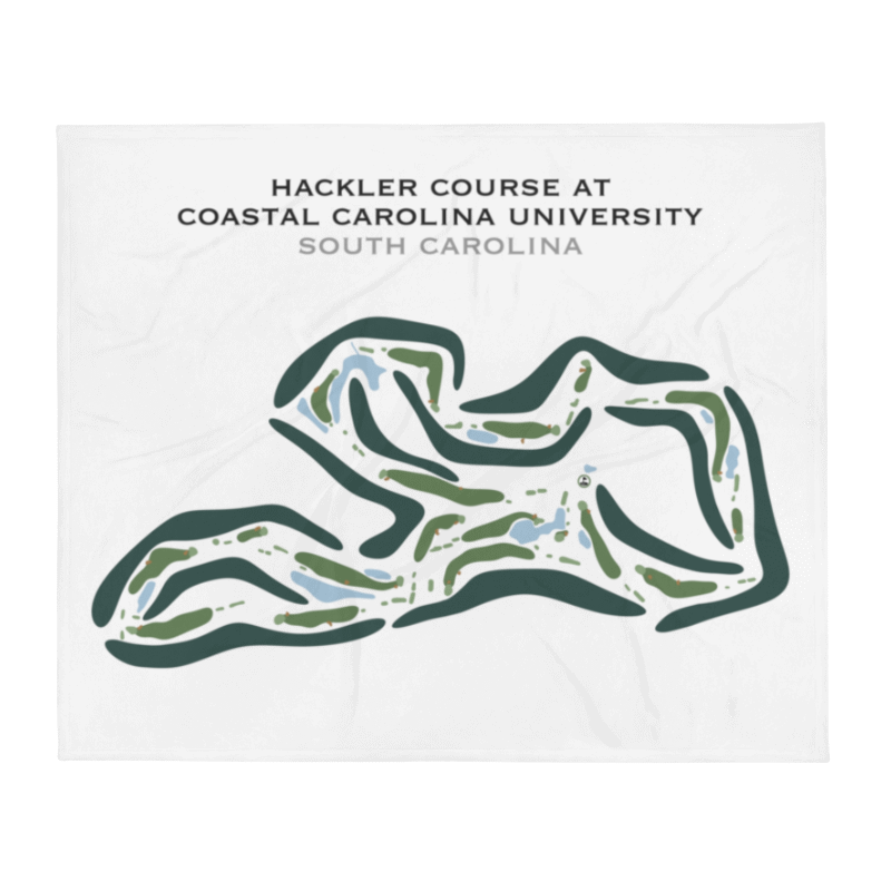 Hackler Course at Coastal Carolina University, South Carolina - Printed Golf Course