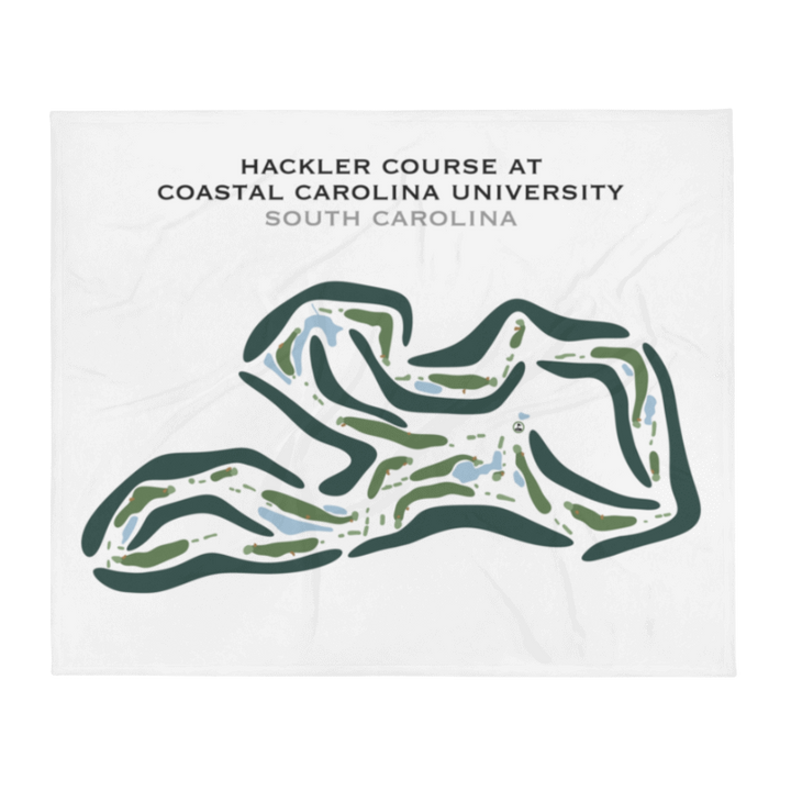 Hackler Course at Coastal Carolina University, South Carolina - Printed Golf Course