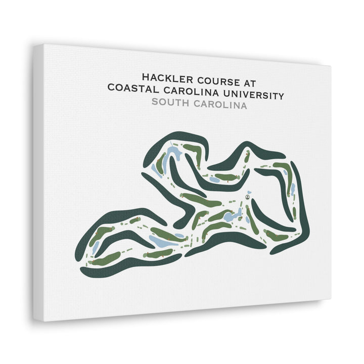 Hackler Course at Coastal Carolina University, South Carolina - Printed Golf Course