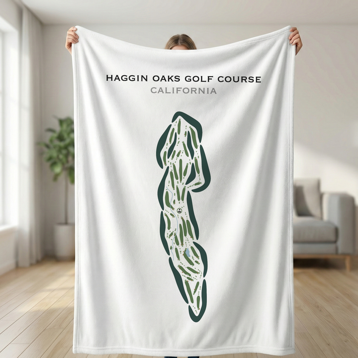 Haggin Oaks Golf Course, California - Printed Golf Courses