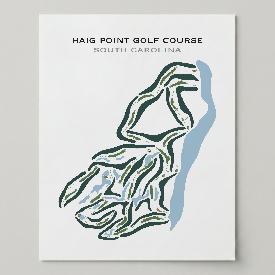 Haig Point Signature Course, South Carolina - Printed Golf Courses