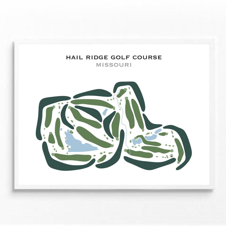 Hail Ridge Golf Course, Missouri - Printed Golf Courses