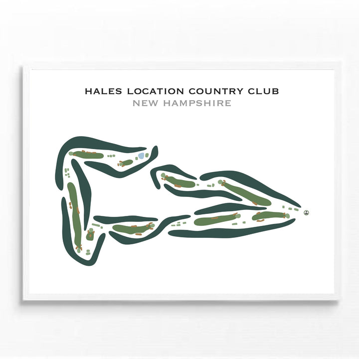 Hales Location Country Club, New Hampshire - Printed Golf Courses