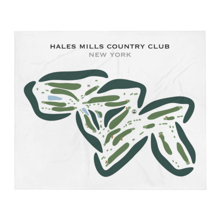 Hales Mills Country Club, New York - Printed Golf Courses