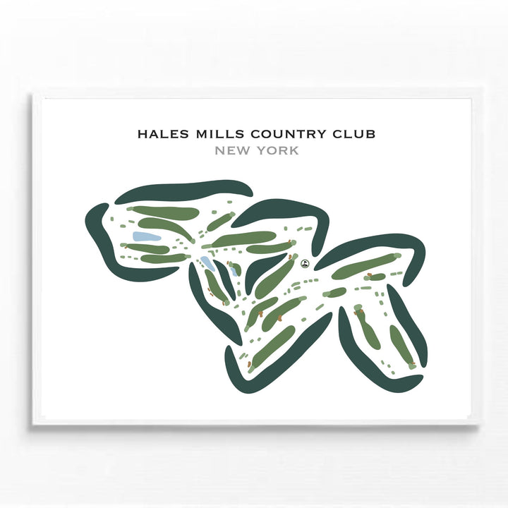 Hales Mills Country Club, New York - Printed Golf Courses