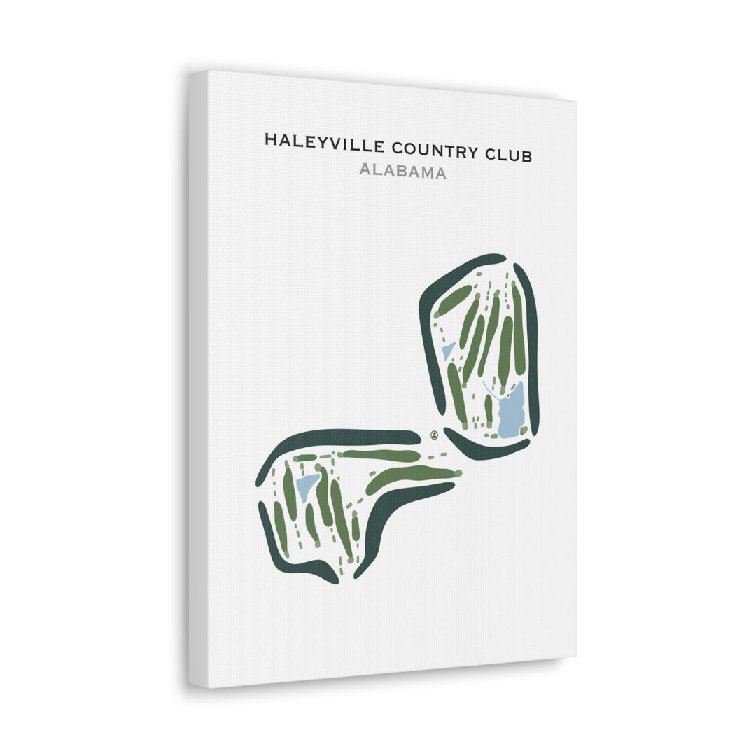 Haleyville Country Club, Alabama - Printed Golf Course
