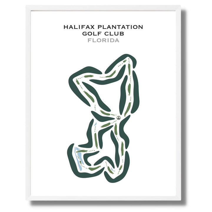 Halifax Plantation Golf Club, Florida - Printed Golf Courses