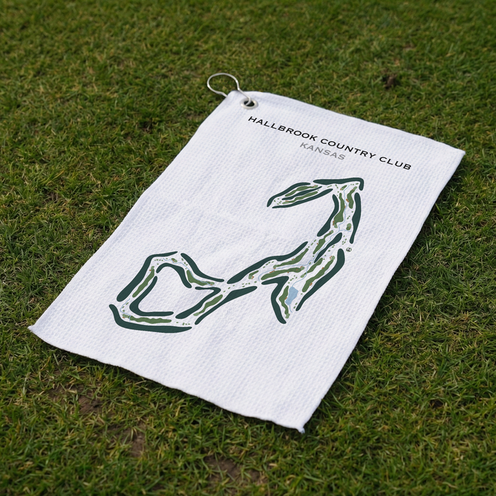 Hallbrook Country Club, Kansas - Printed Golf Course