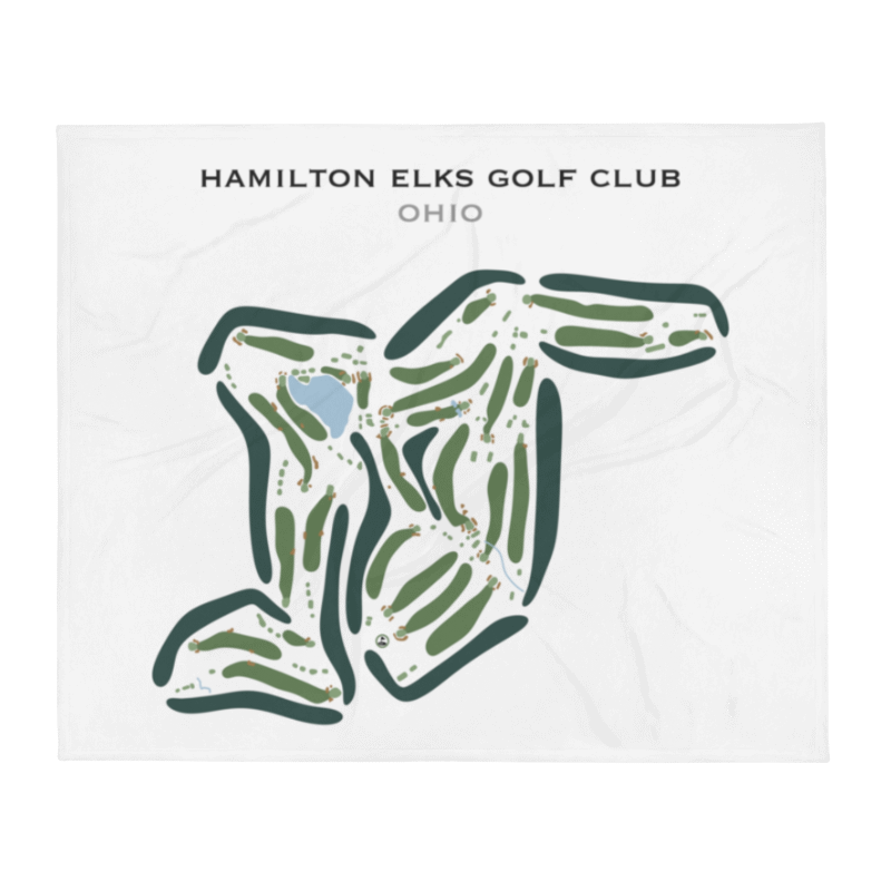 Hamilton Elks Golf Club, Ohio - Printed Golf Courses