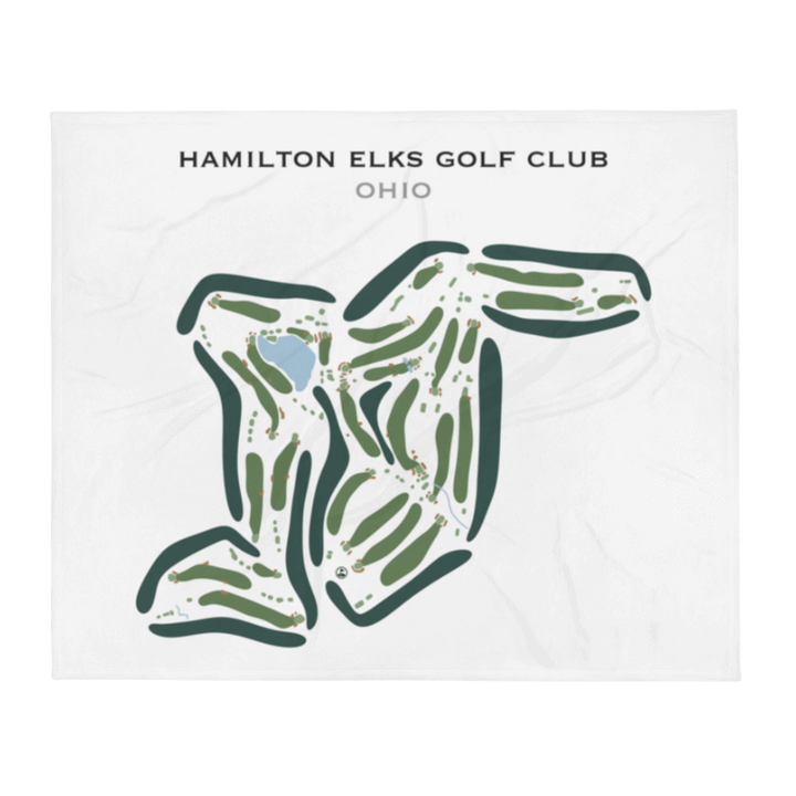 Hamilton Elks Golf Club, Ohio - Printed Golf Courses