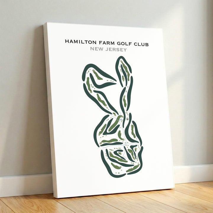 Hamilton Farm Golf Club, New Jersey - Printed Golf Courses