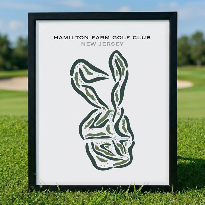 Hamilton Farm Golf Club, New Jersey - Printed Golf Courses