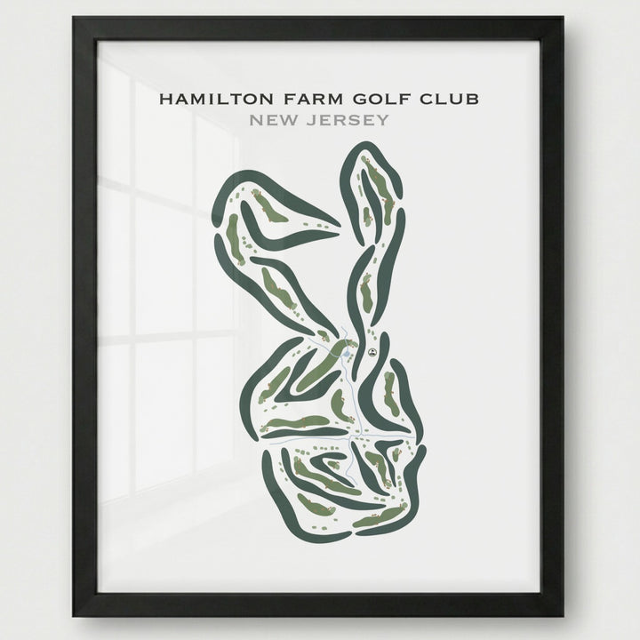 Hamilton Farm Golf Club, New Jersey - Printed Golf Courses