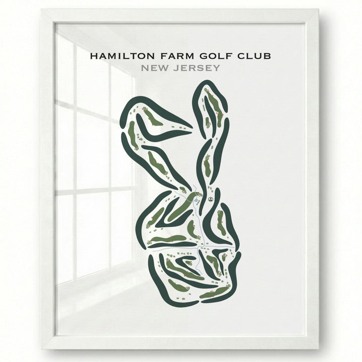 Hamilton Farm Golf Club, New Jersey - Printed Golf Courses