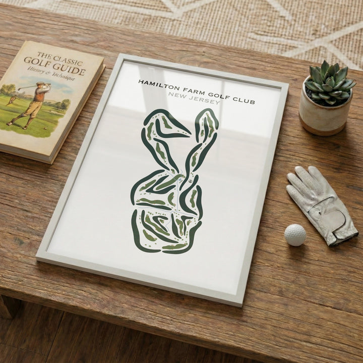 Hamilton Farm Golf Club, New Jersey - Printed Golf Courses